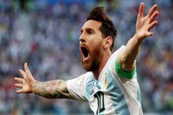 Messi lega lolos dari pertandingan lawan Nigeria