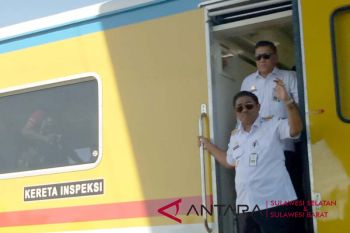 Progres fisik KA Trans Sulawesi 82,83 persen