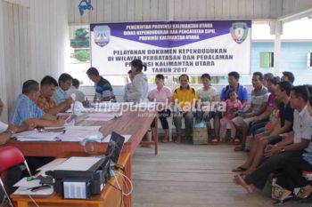 Layanan Kependudukan di Perbatasan Nunukan Dilaksanakan Agustus
