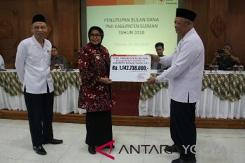 Bulan Dana PMI Sleman mencapai Rp1,14 miliar