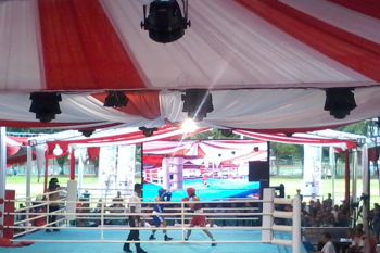Kejuaraan tinju internasional Piala  Kapolri berjalan lancar