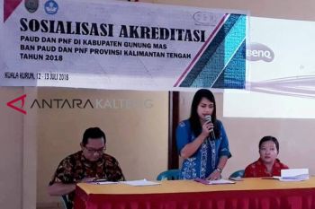 Dari 145 PAUD di Gumas, baru 9 PAUD terakreditasi