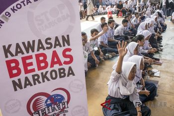 Polda Sulbar gelar penyuluhan anti-narkoba dan hoaks