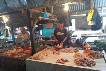 Daging ayam mahal, pedagang kurangi stok