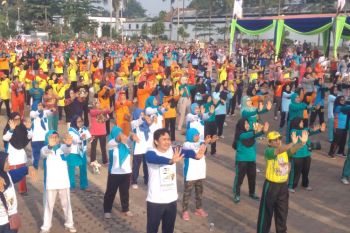 18.818 peserta JKN-KIS ikut senam sehat