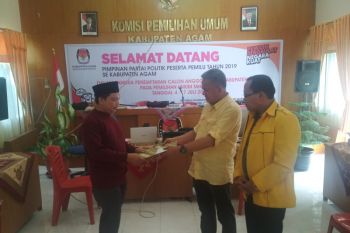 Golkar, Partai Pertama Daftarkan Bakal Caleg di Agam