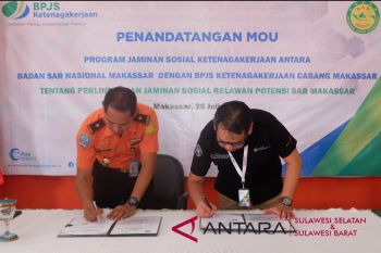 Basarnas dan BPJS Ketenakerjaan Makassar galang kerjasama