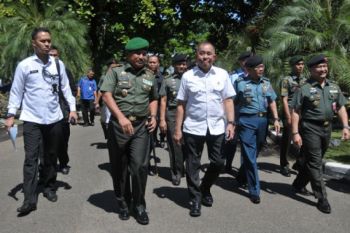 Menhan beri arahan di kodam IM