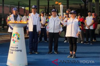 Ini dia perjalanan obor Asian Games ke Gunung Bromo