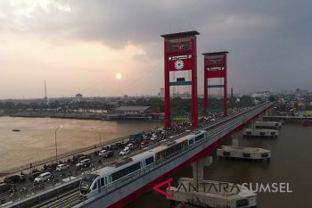 Gubernur: Pembangunan LRT Palembang tercepat di dunia
