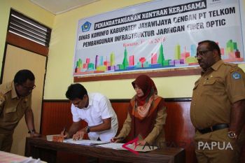 Telkom mulai pasang fiber optik di Jayawijaya