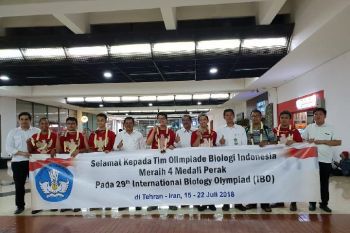 Ini dia tim olimpiade biologi Indonesia yang berjaya dalam ajang kompetisi IBO di Iran