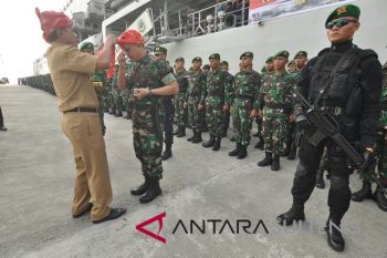 Wali Kota Palu lepas Satgas Pamrahwan ke Maluku