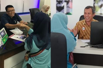 Saat Deputi BPJS Kesehatan jadi petugas Frontliner di Padang