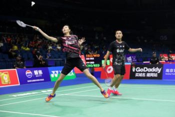 Hafiz/Gloria libas pasangan India  pada Kejuaraan Dunia 2018