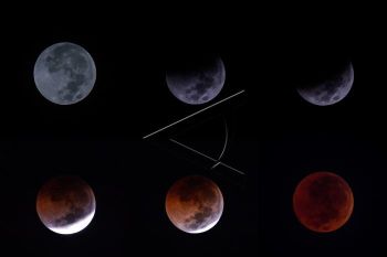 Gerhana bulan total terpantau dari Padang Panjang