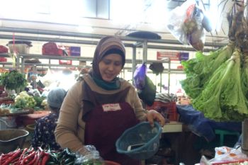 Pasokan lancar, harga sayuran kembali stabil
