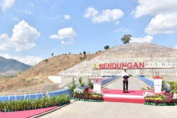 Presiden resmikan bendungan Tanju Dompu NTB