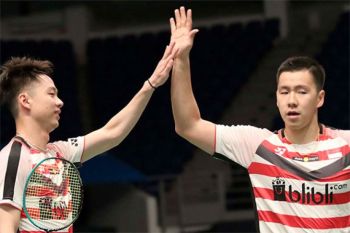 Kevin/Marcus kalahkan Hendra/Ahsan