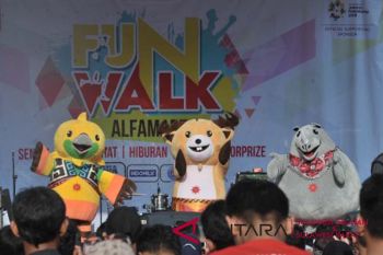 Mensos kenalkan maskot Asian Games di Makassar