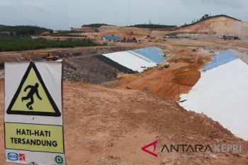 Agustus Dam Sei Gong mulai digenangi air