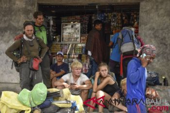 543 pengunjung Rinjani telah dievakuasi