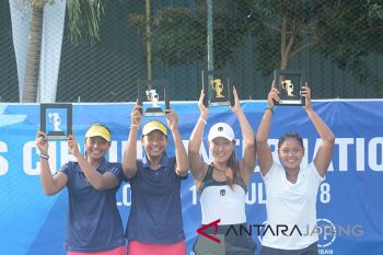 Pasangan Indonesia gagal juara ganda Women's International