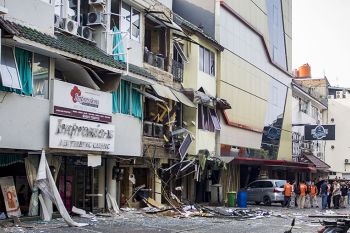 Polisi: 11 ruko rusak terdampak efek ledakan tabung gas ukuran 12 kilogram