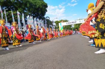 Obor Asian Games tiba di bali