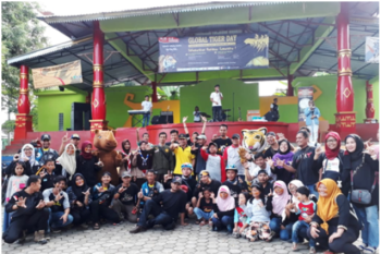 Aksi Hari Harimau Sedunia di Kabupaten Tanggamus