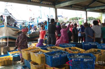Banyak kapal masih di laut, aktivitas TPI Pekalongan sepi