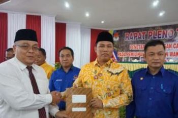 KPU Lamandau tetapkan Hendra-Riko Bupati/Wabup terpilih