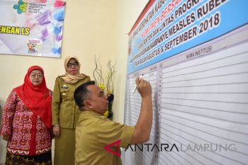 Target imunisasi campak di Waykanan selesai akhir 2018