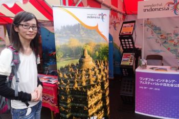 Warga Jepang Yuko Kawakami mengaku mencintai Indonesia