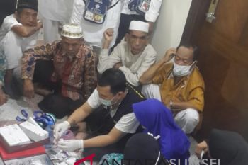 Jelang wukuf, CJH asal Palembang periksa kesehatan