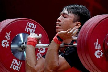Asian Games (Angkat Besi) - Lifter Indonesia unggul di grup B kelas 69 Kg