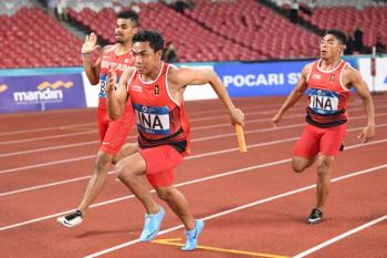 Indonesia maju ke final estafet putra
