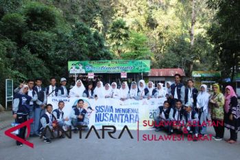 BUMN Hadir - Peserta SMN Sumbar dikenalkan keindahan wisata Bantimurung