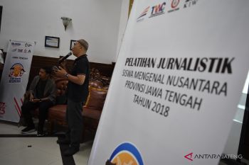 BUMN Hadir - Peserta SMN asal Jateng antusias ikuti pelatihan jurnalistik