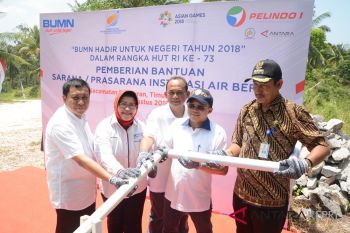 BUMN Hadir - Instalasi air bersih untuk warga Desa Curug