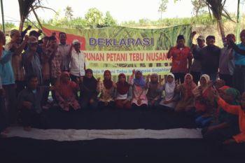 Puluhan Petani Deklarasikan HPTN Untuk Tebu Mandiri