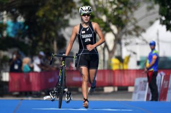 Atlet putri Jepang raih emas triathlon