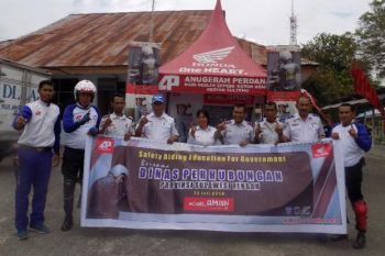Honda sosialisasikan 'safety riding' di Dinas Perhubungan Sulteng