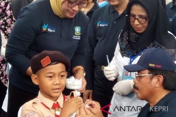 164 anak Tanjungpinang terjangkit campak dan rubella
