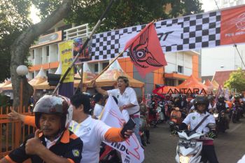 Pos Indonesia touring pawai obor Asian Games