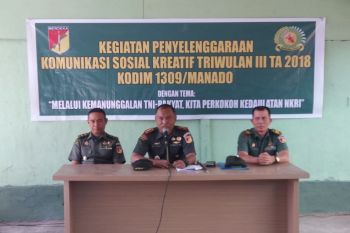 Kodim Manado gelar komunikasi sosial kreatif