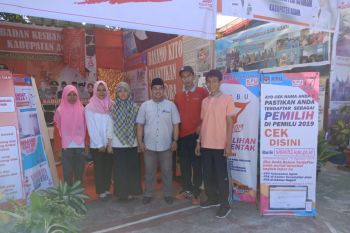 Pastikan terdaftar sebagai pemilih, kunjungi pojok pemilihan KPU Agam di lokasi pameran