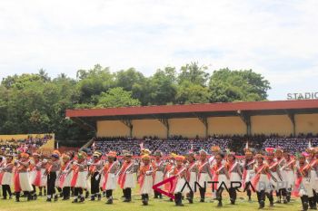 Polisi cilik meriahkan HUT ke-73 Kemerdekaan RI di Jayapura
