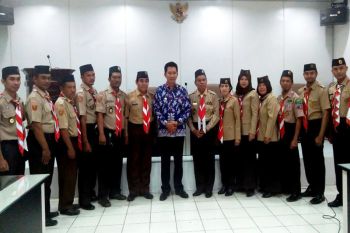 Pramuka Barito Utara ikuti KPN di Jatim