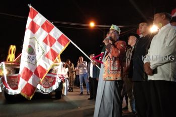 Ribuan warga Kota Palangka Raya antusias saksikan pawai Idul Adha